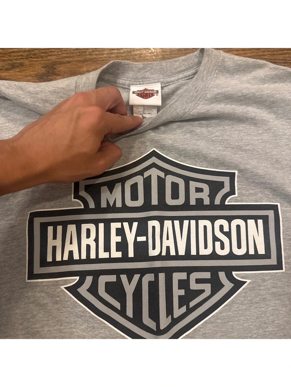 2000s Harley Davidson logo t shirt